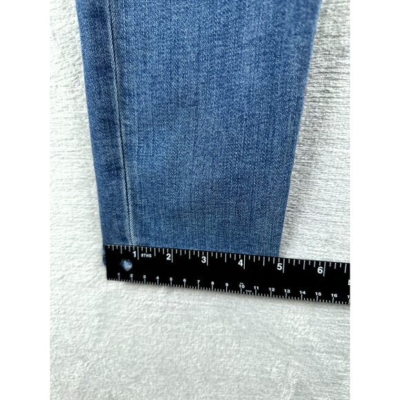 Madewell Women's Skinny Jeans Denim Roadtripper Distressed Blue Size 28 - Picture 9 of 10